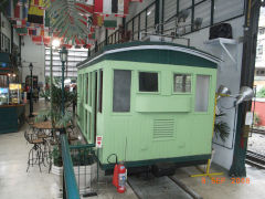 
The tram depot at Cosme Velho Station, Corcovado, Rio de Janeiro, September 2008